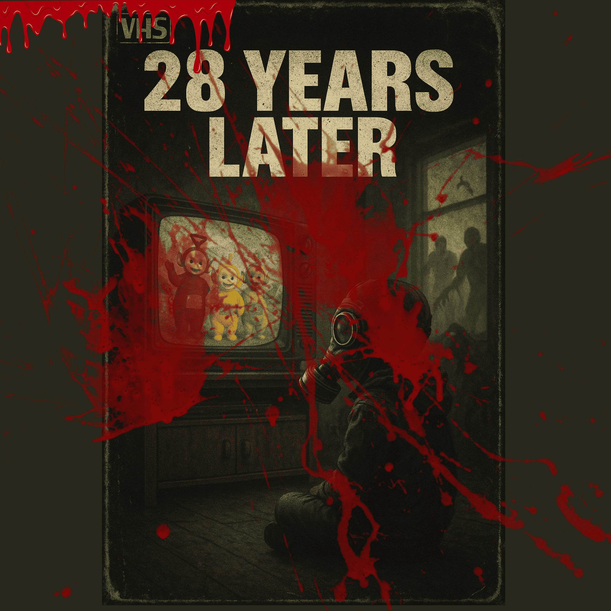 28 Years Later, blood and teletubbies